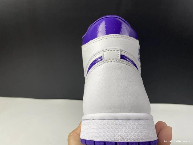 JORDAN CD0461-151 COURT HIGH 1 RETRO PURPLE AIR 0805